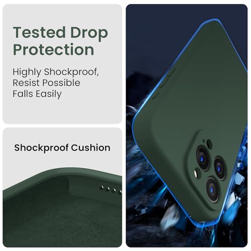 Full Cover Camera Protection Soft Anti-Scratch Microfiber Lining Phone Case with 2 Screen Protectors for 16 Pro Max