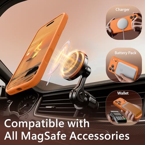 Anti-Scratch Microfiber Lining Classic Liquid Silicone Magnetic Mobile Phone Case for 17 Pro Max